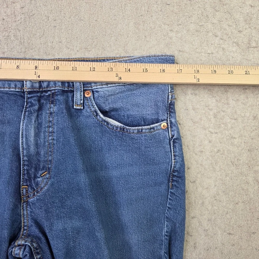 Levi 511 Jeans Mens 33x32 Blue Straight Leg Red Tab Western Riding Casual